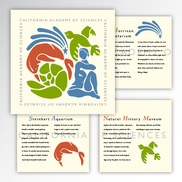California Academy of Sciences brochure